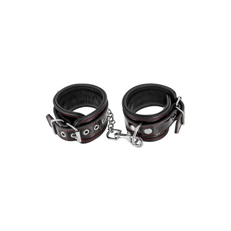 Menottes en cuir laqué