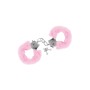 Menottes de poignets avec fourrure Rose