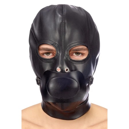 Cagoule fétichiste cache bouche