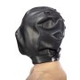 Cagoule fétichiste sangle et lacet
