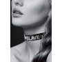 Collier ras de cou Slave avec strass
