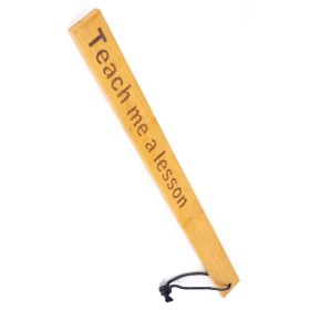 Paddle BDSM Teach me a lesson en bambou 40Cm