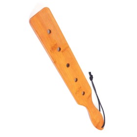Paddle BDSM 5 trous en bambou 37 Cm