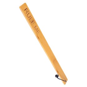 Paddle BDSM Rule Me en bambou 40 Cm