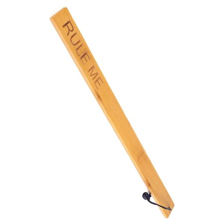 Paddle BDSM Rule Me en bambou 40 Cm