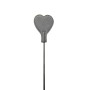Cravache avec claquette cuir en coeur