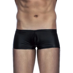 Boxer moulant style wetlook Couleur Noir