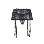 Porte-jarretelles dentelle et string sexy Couleur Noir
