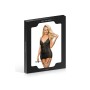 Nuisette avec porte-jarretelle et string Couleur Noir