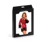 Déshabillé satiné avec string assorti Couleur Rouge