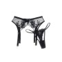 Porte-jarretelles et string Couleur Rouge ou Noir