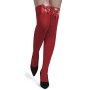 Bas opaque mère Noël Couleur Rouge