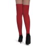 Bas opaque mère Noël Couleur Rouge