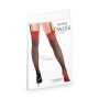 Bas nylons avec coutures Couleur Rouge