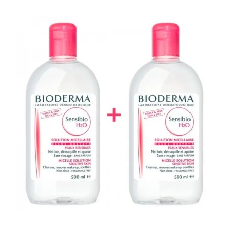 Bioderma Sensibio H2O Solution Micellaire Peaux Sensibles 2x500ml