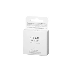 Boite de 3 préservatifs extra-fins lubrifiés LELO HEX