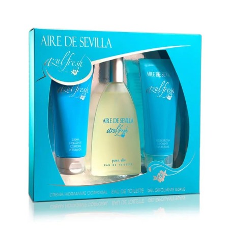 Aire De Sevilla Azul Fresh Eau de Toilette Vaporisateur 150ml Set 3 pièces