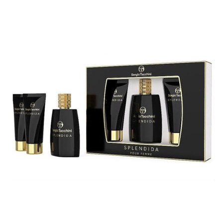 Sergio Tacchini Splendida Pour Femme Eau de Parfum 100ml Locion Corporal Perfumada 100ml Gel De Baó 100ml