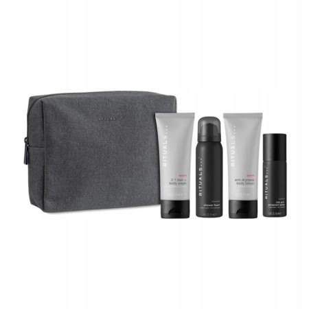 Rituals Homme Sport Gel douche 50ml Espuma De Baño 1u Locion Corporal Perfumada 1u Déodorant Spray 1u