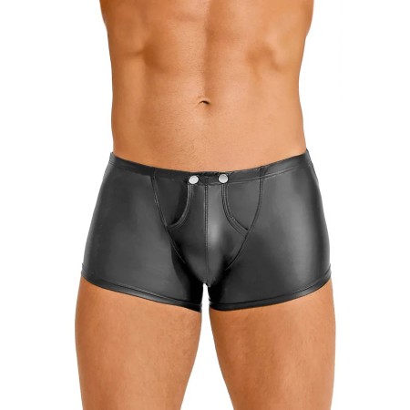Boxer homme noir ouvert