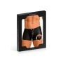 Boxer homme noir ouvert