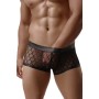 Boxer transparent quadrillé
