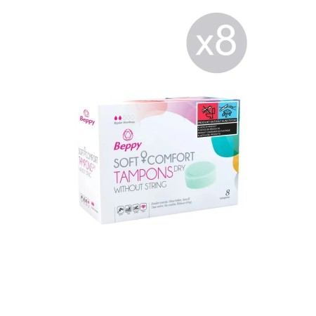 8 tampons féminins Beppy Dry