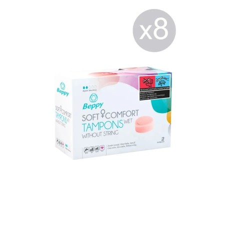 8 tampons féminins Beppy Wet