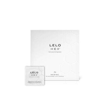36 préservatifs extra-fins lubrifiés LELO HEX