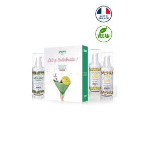 Coffret 3 huiles chauffantes gourmandes Exsens Let's Celebrate