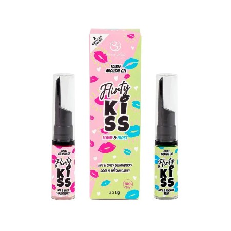 Secret Play, Flirty Kiss - Pack de 2 gels pour le sexe oral